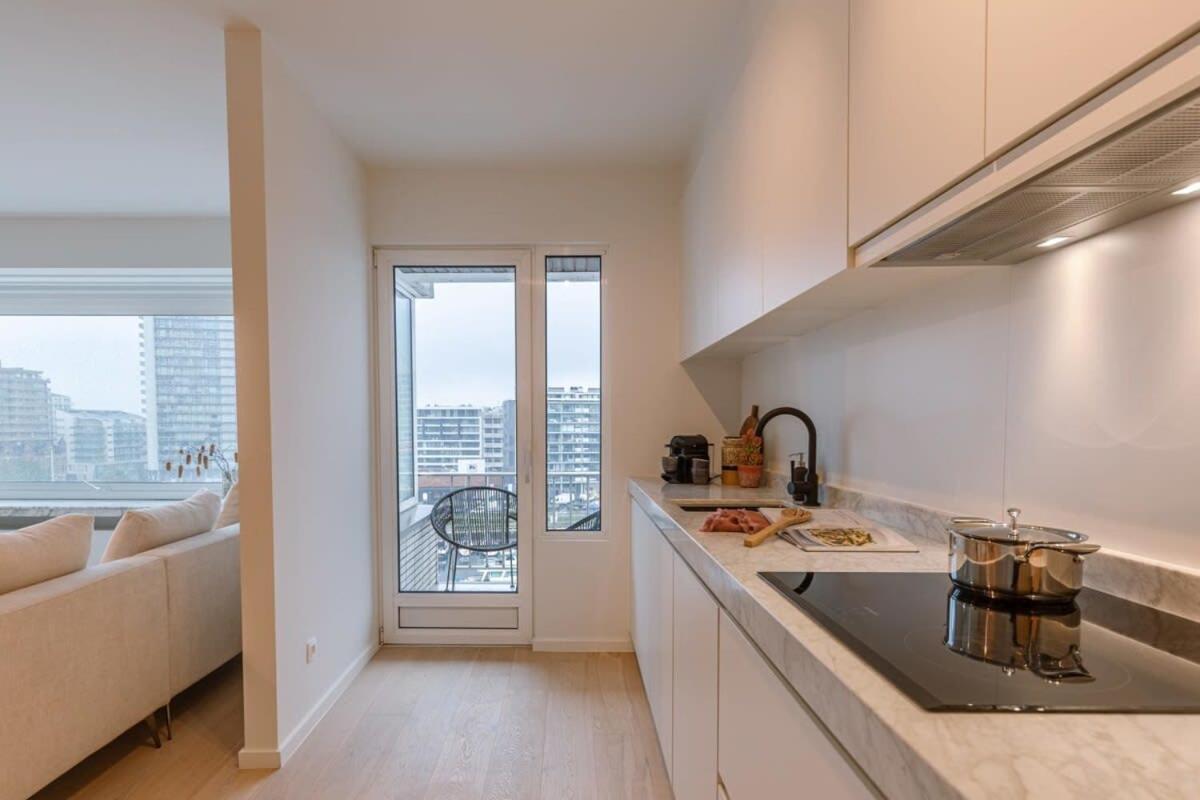 Huswell - Luminous Family Apartment With Magnificent View Ostende Exterior foto